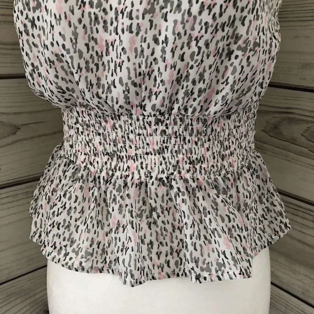 Japna Patterned Peplum Tank Small NWT - Picture 3 of 9